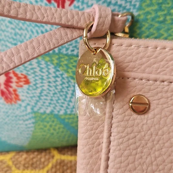 NWOT! Authentic Chloe Parfum Pouch Pale Pink - Picture 3 of 5